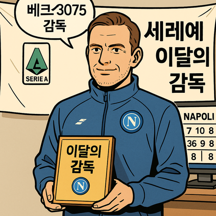 세리에A 리그 2247-03월 이달의 감독에 베크스3075 감